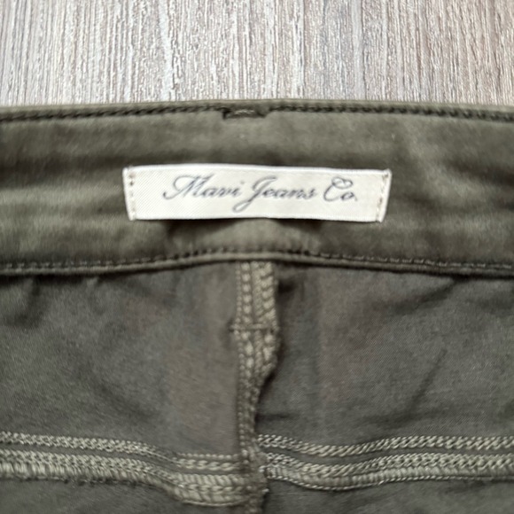 MAVI Soft Stretchy Khaki Juliette Mid Rise Skinny Cargo Size 27 Zip Ankle NWT - Picture 3 of 10